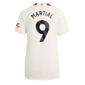 Lacne Ženy Futbalové dres Manchester United Anthony Martial #9 2023-24 Krátky Rukáv - Tretina